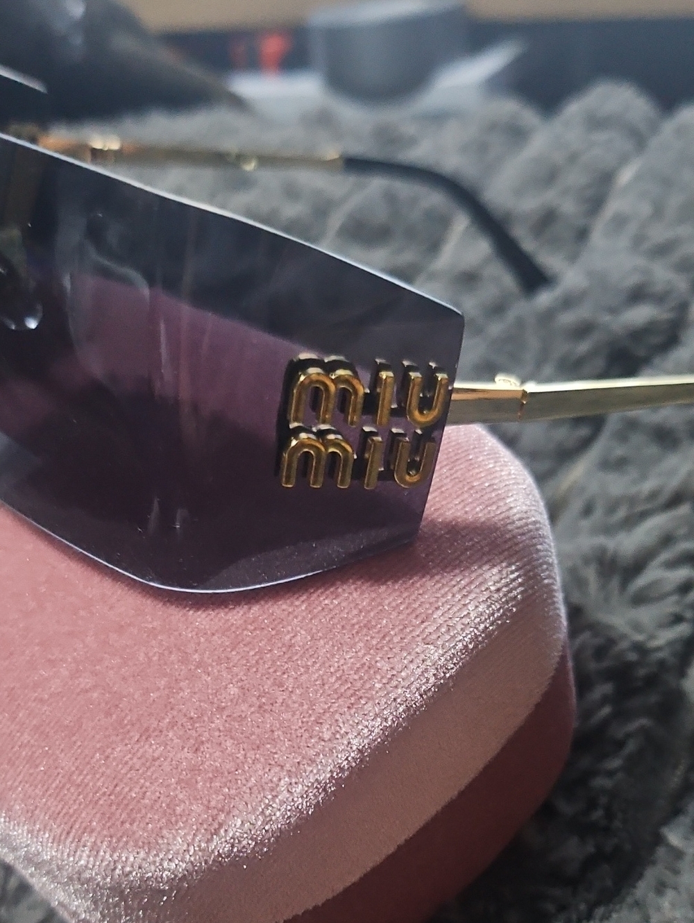 Miu Miu Runway Frameless Sunglasses (Model SMU54Y). - Picture 2 of 15